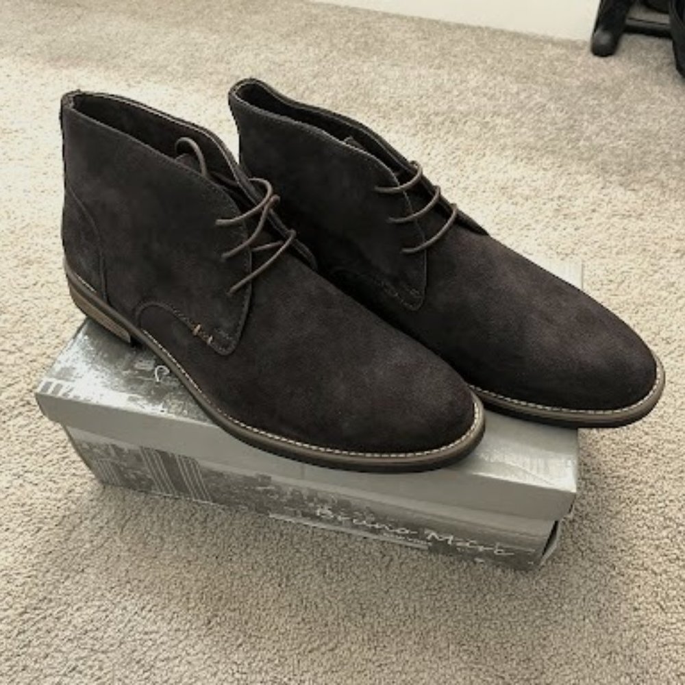 Bruno Marc Urban Dark Brown Chukka Boot